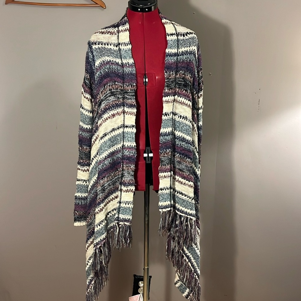 Sun & Shadow boho cardigan small